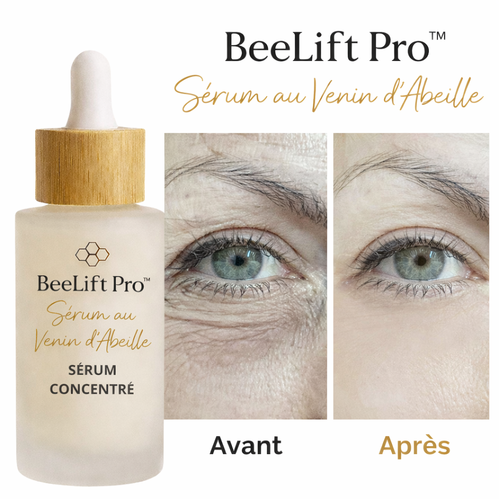 BeeLift Pro™ Sérum au Venin d’Abeille | Raffermit la peau et atténue les rides en 17 minutes !