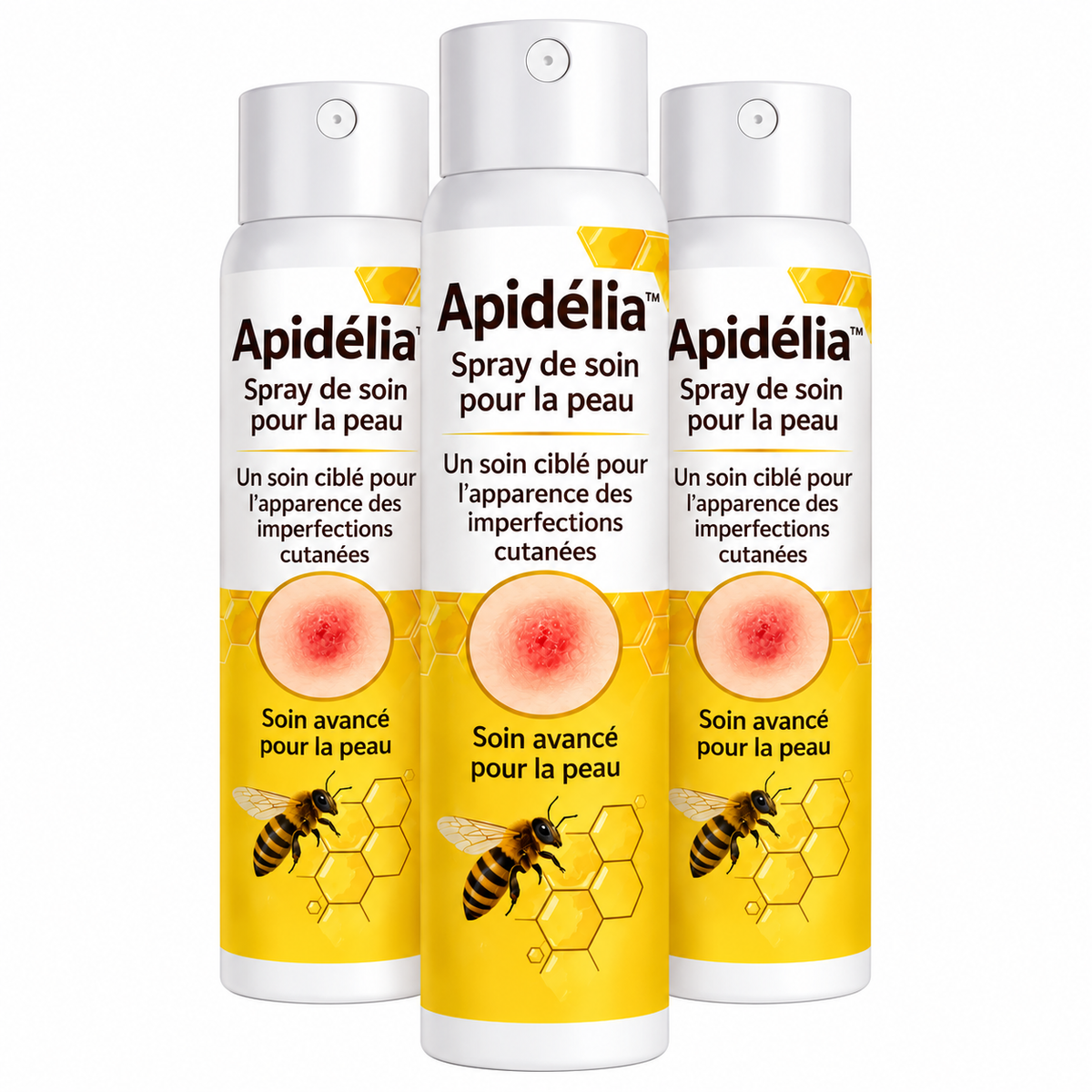 Apidélia™ Spray Peau au Venin d’Abeille | Faites disparaître vos verrues, taches et boutons en 10 minutes !