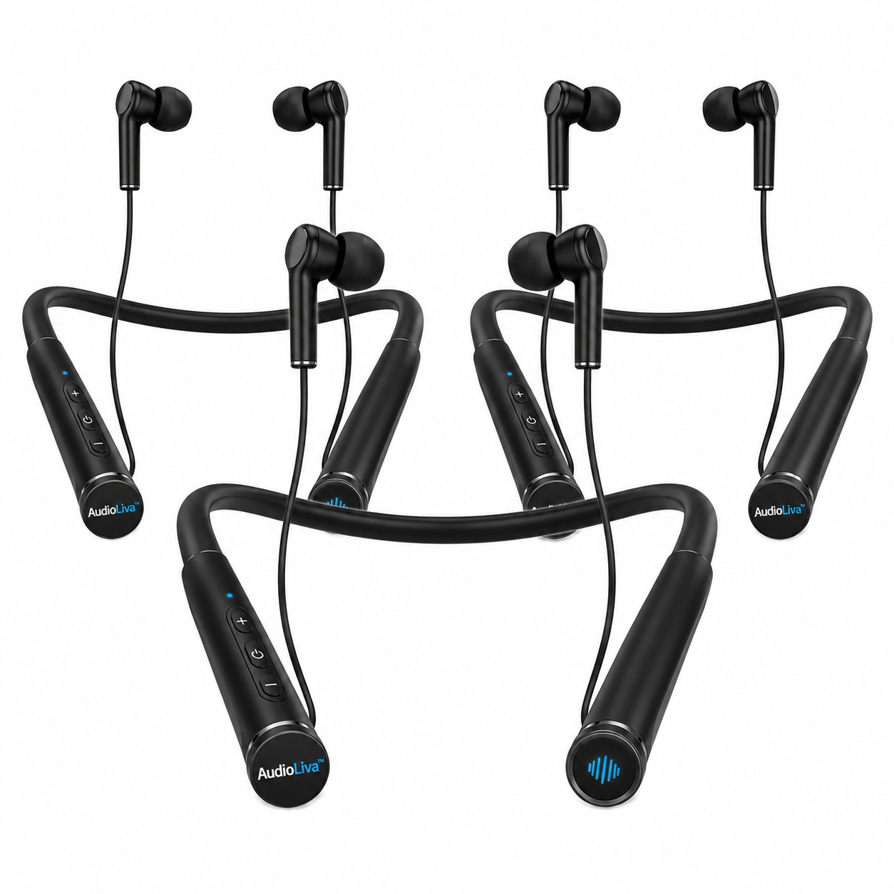 AudioLiva™ Amplificateur Auditif Tri‑Core | Retrouver une ouïe de cristal en 3 minutes!
