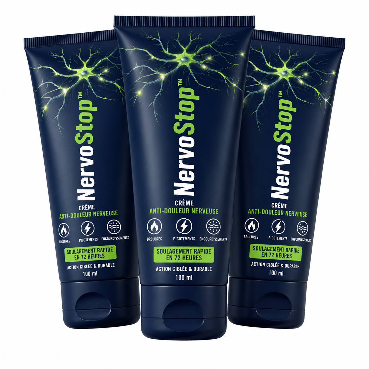 NervoStop™ Crème Anti-Douleur Nerveuse | Éliminez les douleurs, brûlures et picotements en 72 heures chrono !