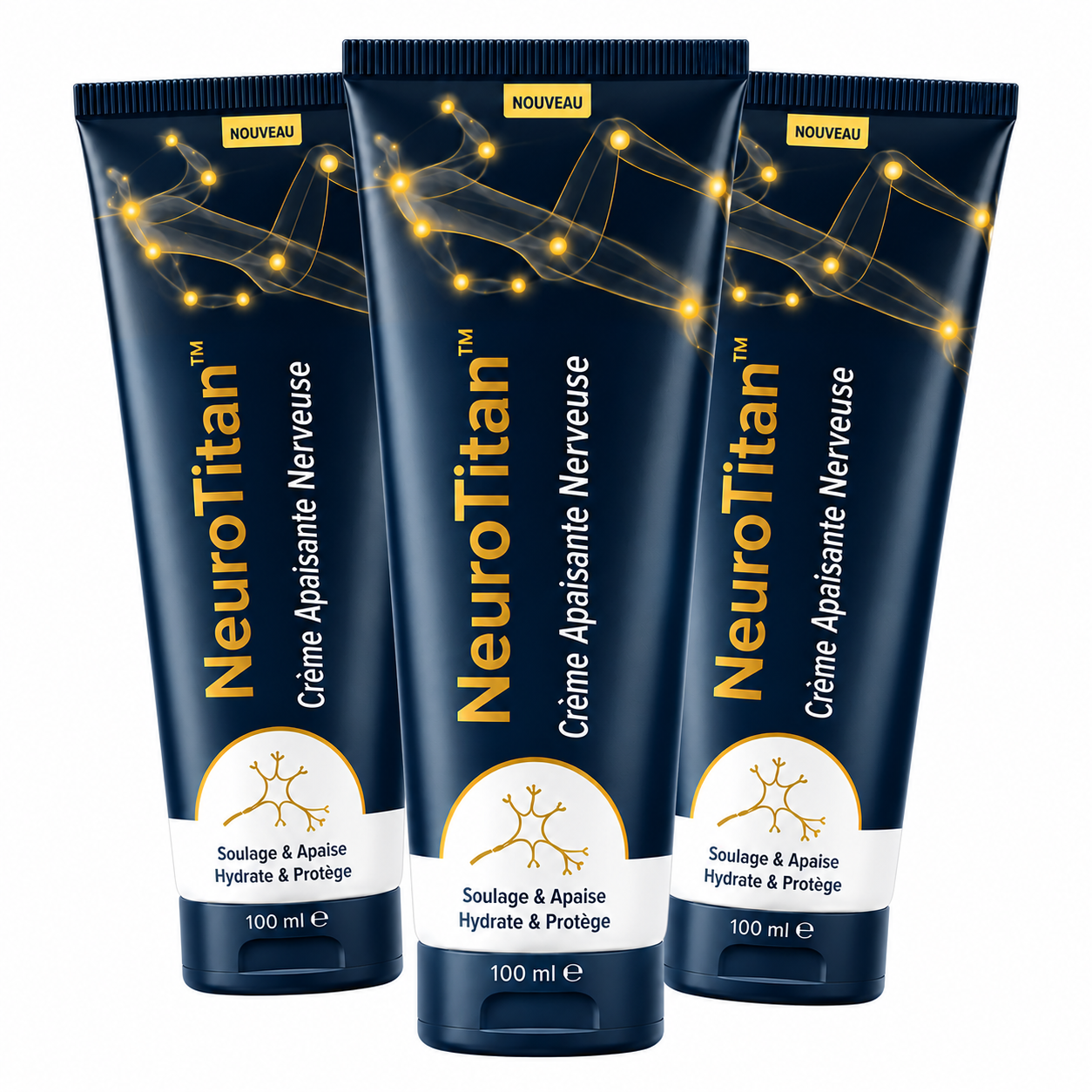 NeuroTitan™ Crème Apaisante Nerveuse | Éliminez vos douleurs et picotements à 92 % en 4 jours !