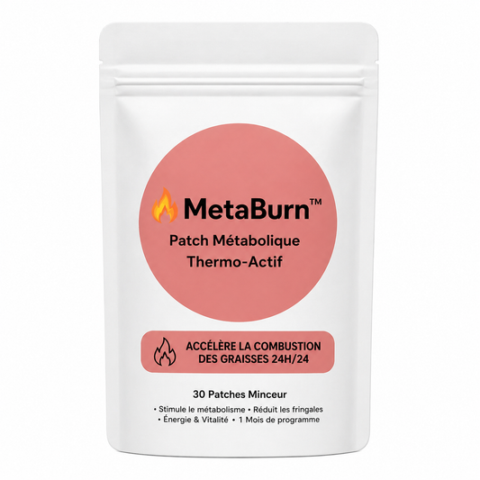 MetaBurn™ Patch Métabolique Thermo‑Actif | Faites fondre 10kg de graisse en 30 jours sans régime !