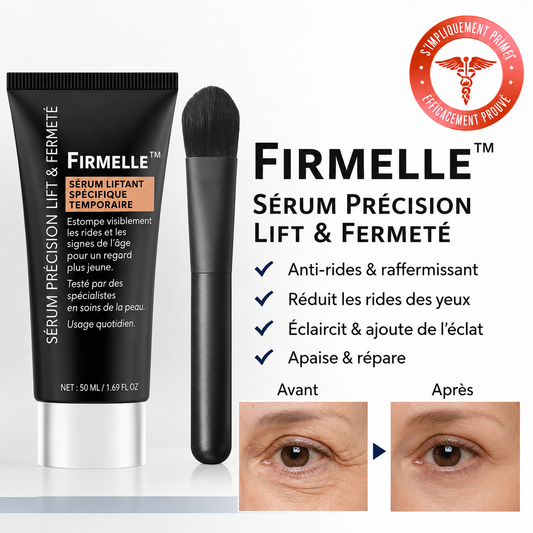 Firmelle™ Sérum Précision Lift & Fermeté | Efface vos rides et retend la peau en 7 minutes !