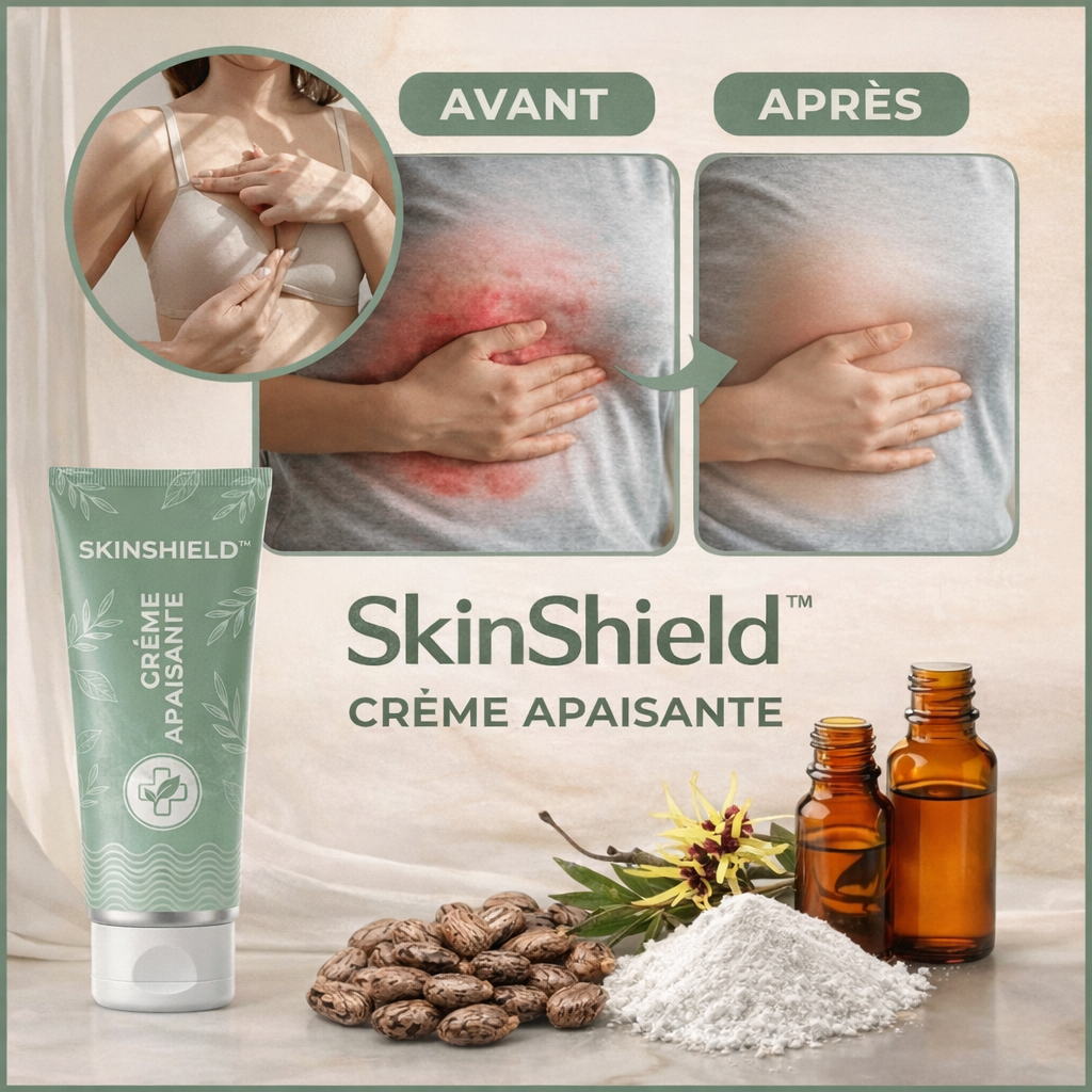 SkinShield™ Crème Apaisante | Éliminez les irritations des plis de peau en seulement 7 jours !