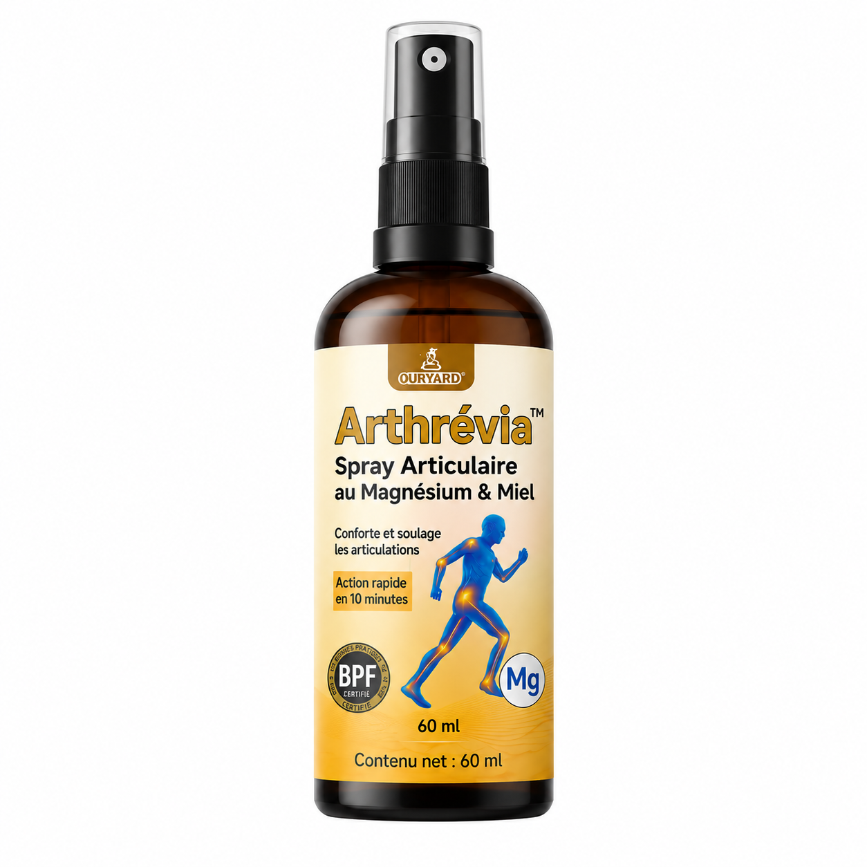 Arthrévia™ Spray Articulaire au Magnésium & Miel | Répare vos articulations douloureuses en 10 minutes!