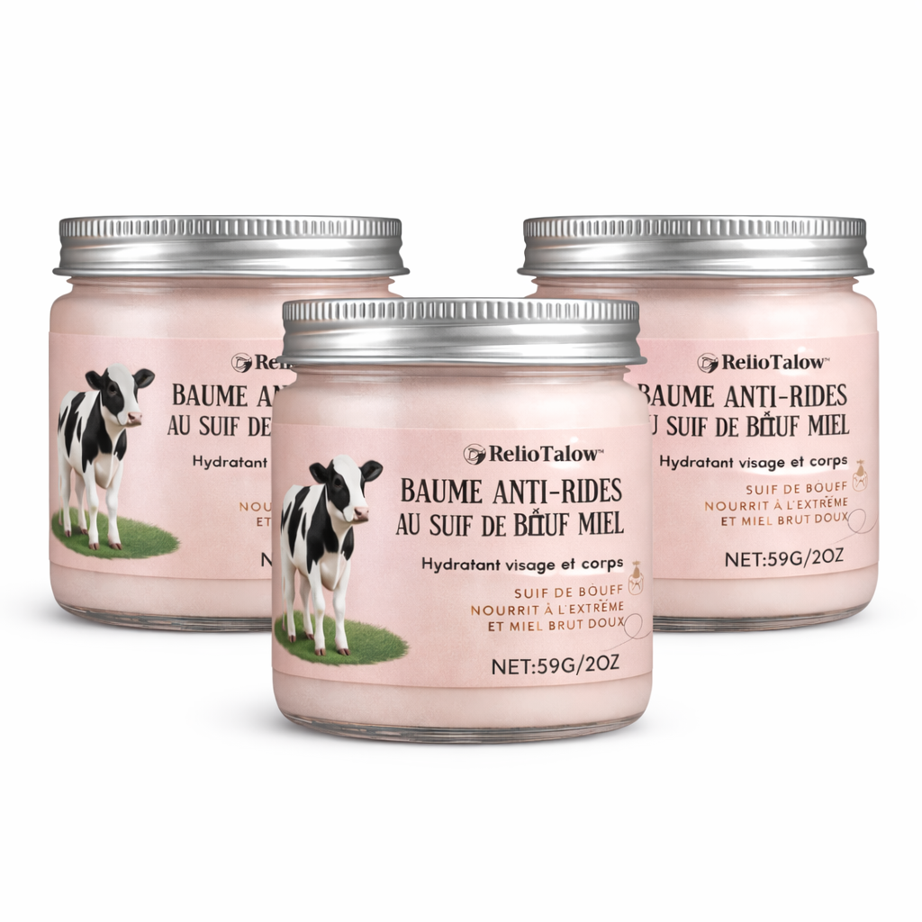 RejuvTallow™ Baume Anti-Rides au Suif de Bœuf & Miel | Efface visiblement les rides en 4 jours !