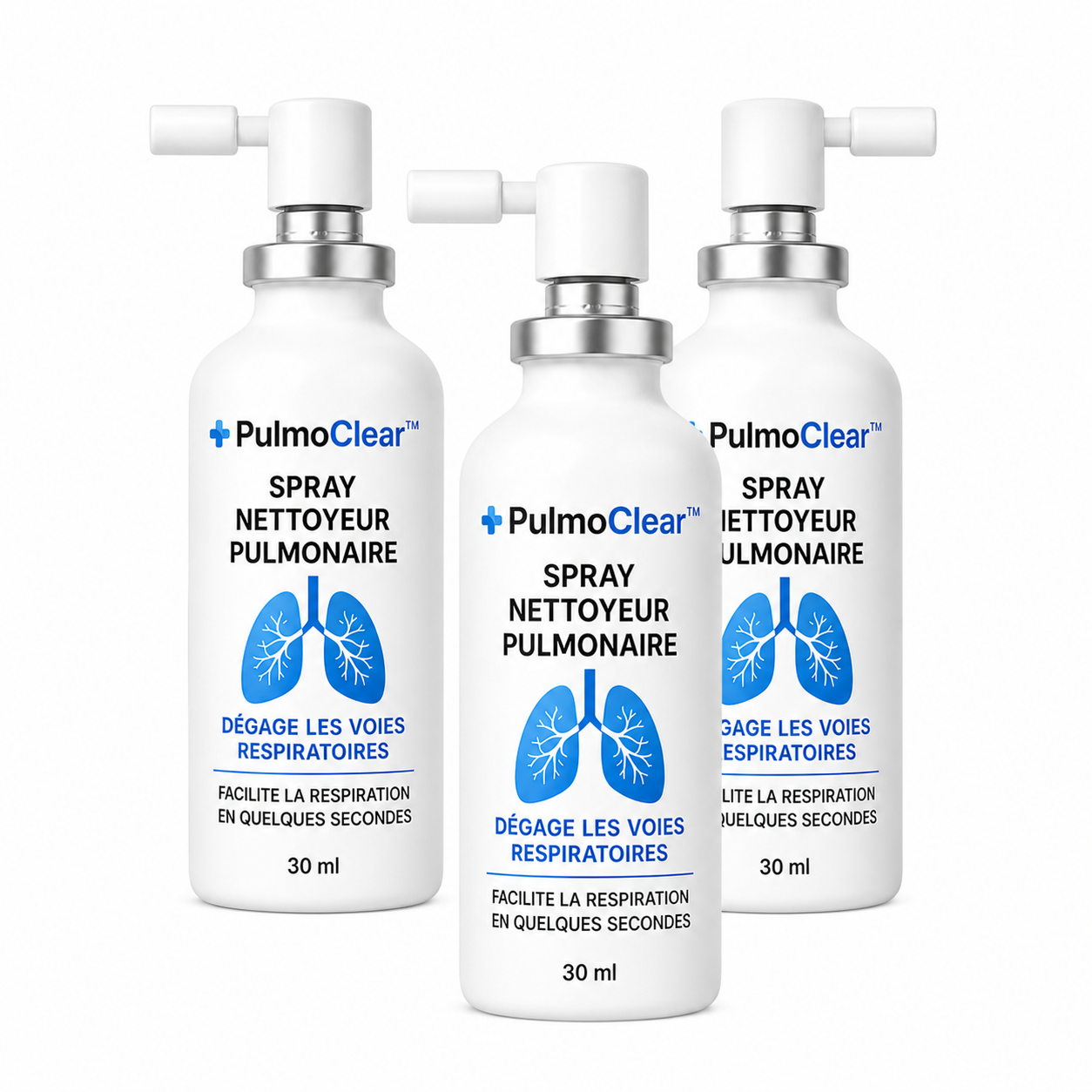 PulmoClear™ Spray Nettoyeur Pulmonaire | Dégagez vos bronches et retrouvez votre souffle en 2 minutes chrono !