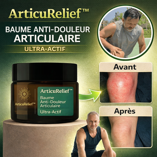 ArticuRelief™ Baume Anti-Douleur Articulaire Ultra-Actif | Éliminez vos douleurs chroniques en 3 minutes !