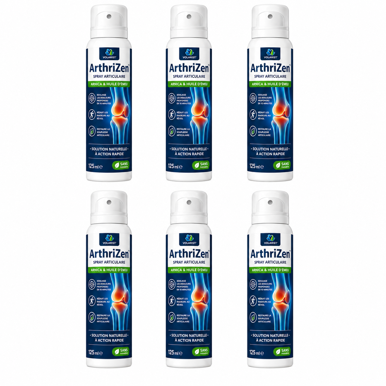ArthriZen™ Spray Articulaire Arnica & Huile d’Émeu | Soulage les douleurs profondes et répare vos articulations en 10 minutes!