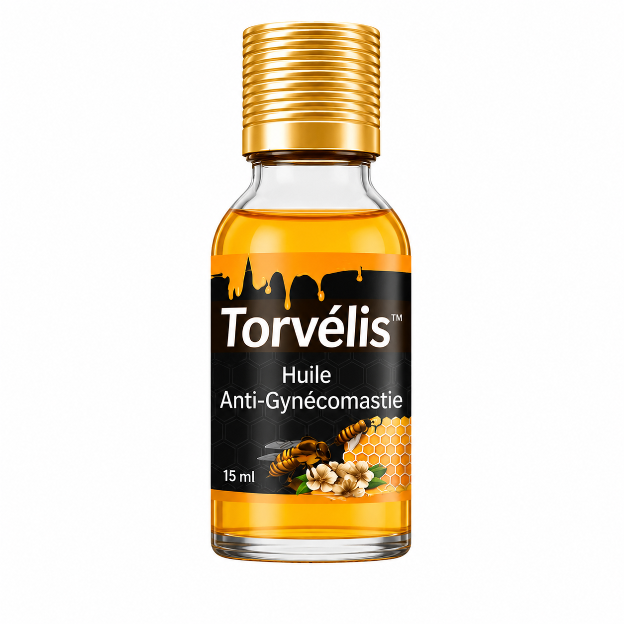 Torvélis™ Huile Anti-Gynécomastie | Éliminez la graisse et retrouvez un torse plat en 10 minutes !