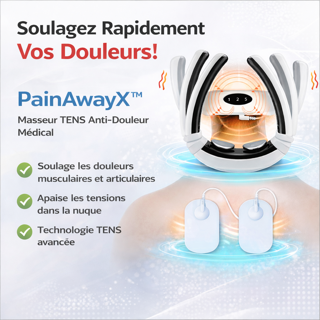 PainAwayX™ Masseur TENS Anti‑Douleur Médical | Élimine vos douleurs chroniques en quelques minutes !