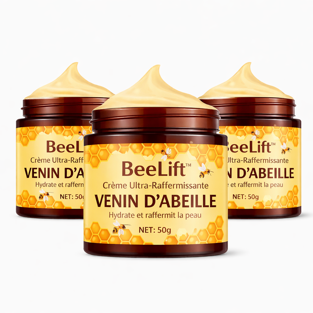 BeeLift™ Crème Ultra-Raffermissante au Venin d’Abeille | Effacez les rides en 5 minutes !