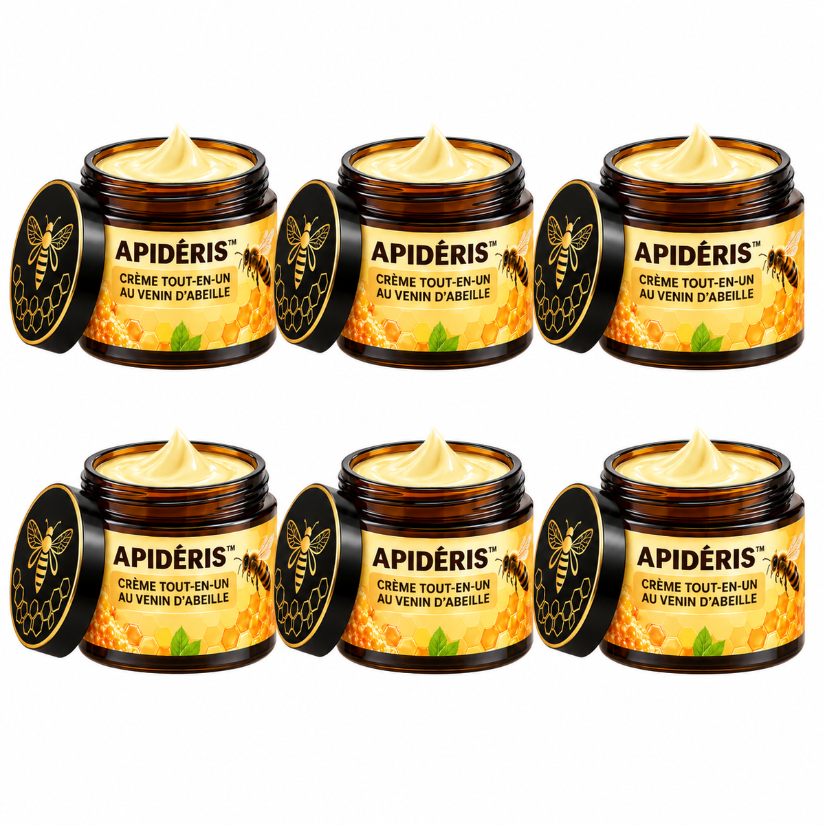 Apidéris™ Venin d’Abeille Tout-en-Un | Répare ta peau en moins de 7 jours!