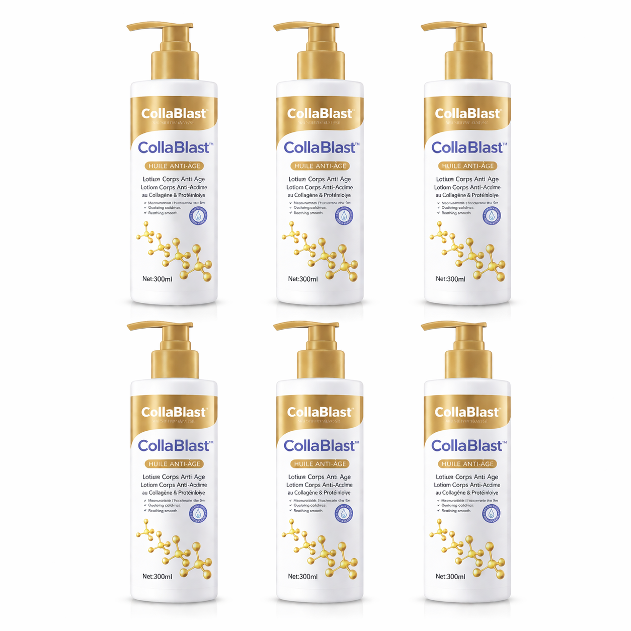 CollaBlast™ Huile Anti-Âge | Lifte votre peau et élimine le relâchement jusqu’à 98 % en seulement 24 heures !