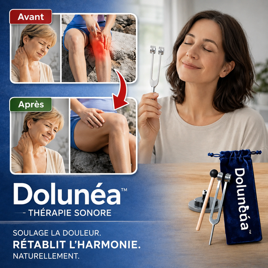 Dolunéa™ Thérapie Sonore | Éliminez jusqu’à 92 % de la douleur en 5 minutes sans médicaments !