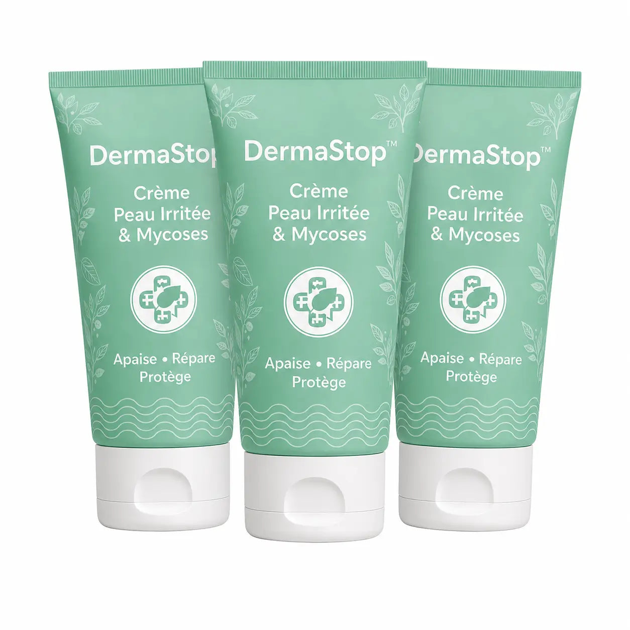 DermaStop™ Crème Peau Irritée & Mycoses | Stoppez les démangeaisons, les brûlures et l’humidité !