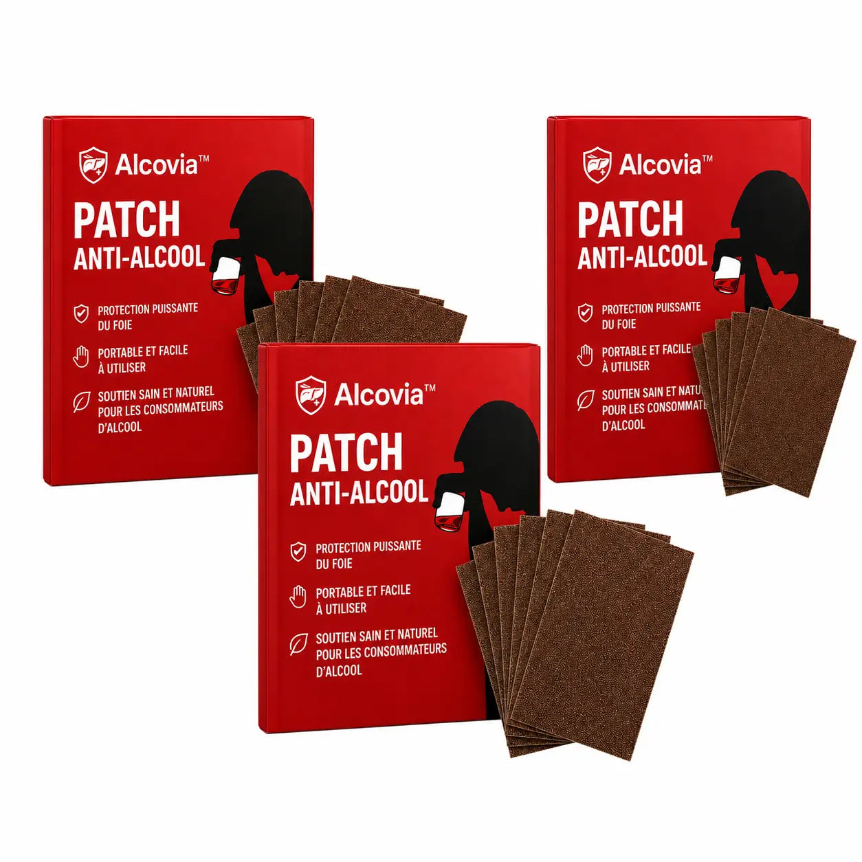 Alcovia™ Patch Anti-Alcool | Stoppez les envies et reprenez le contrôle en 7 jours !