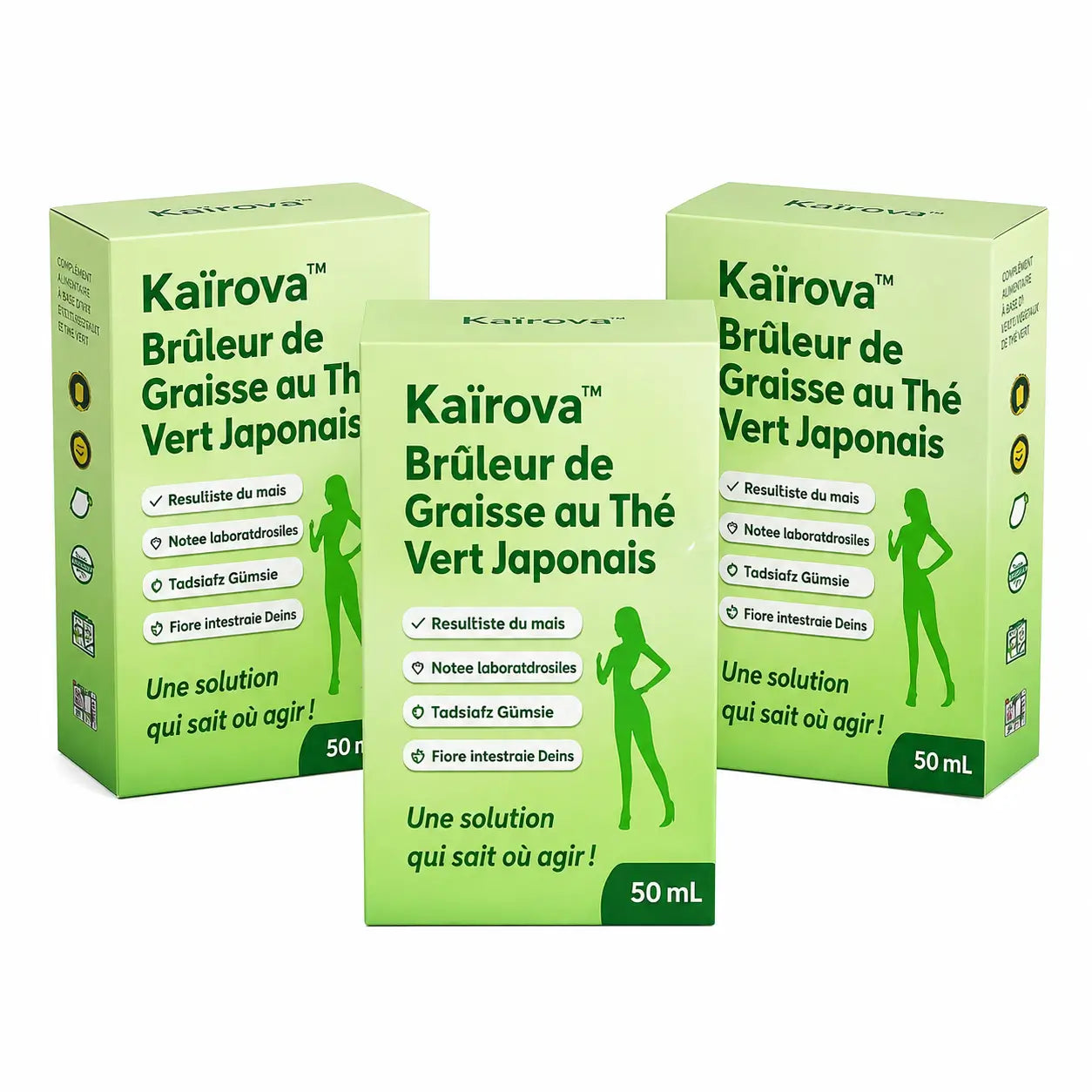 Kaïrova™ Brûleur de Graisse au Thé Vert Japonais | Perdez 5 kg de ventre en 7 jours sans bouger de votre canapé!
