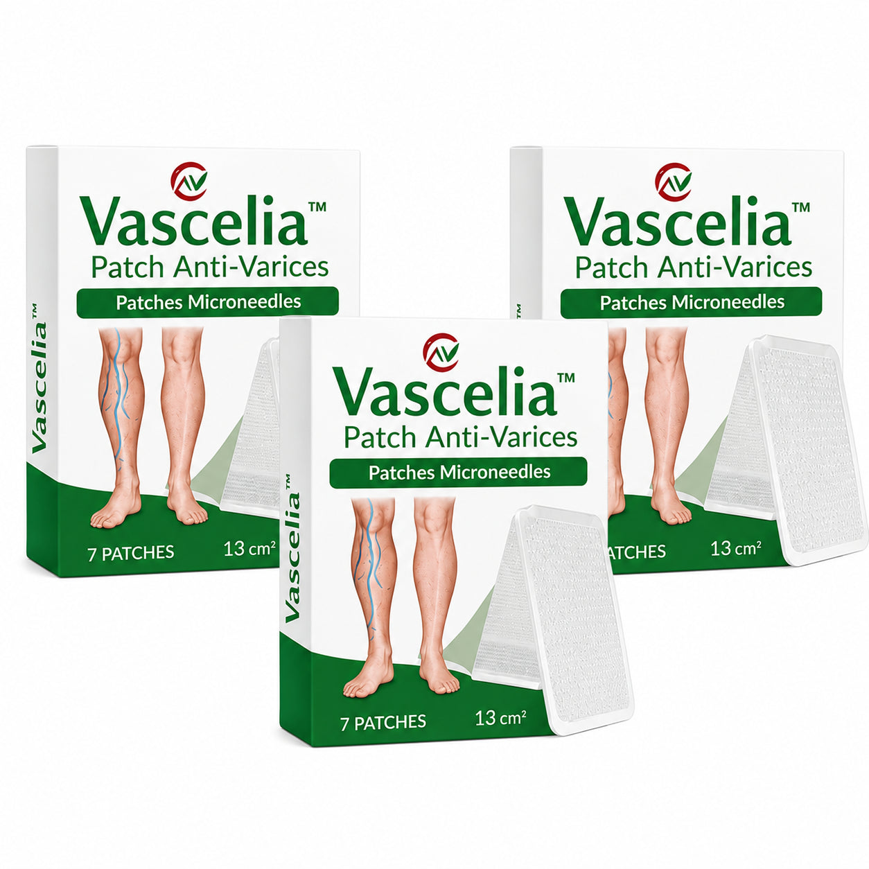 Vascelia™ Patch Anti-Varices | Éliminez les varices visibles et retrouvez des jambes lisses en 7 jours chrono !