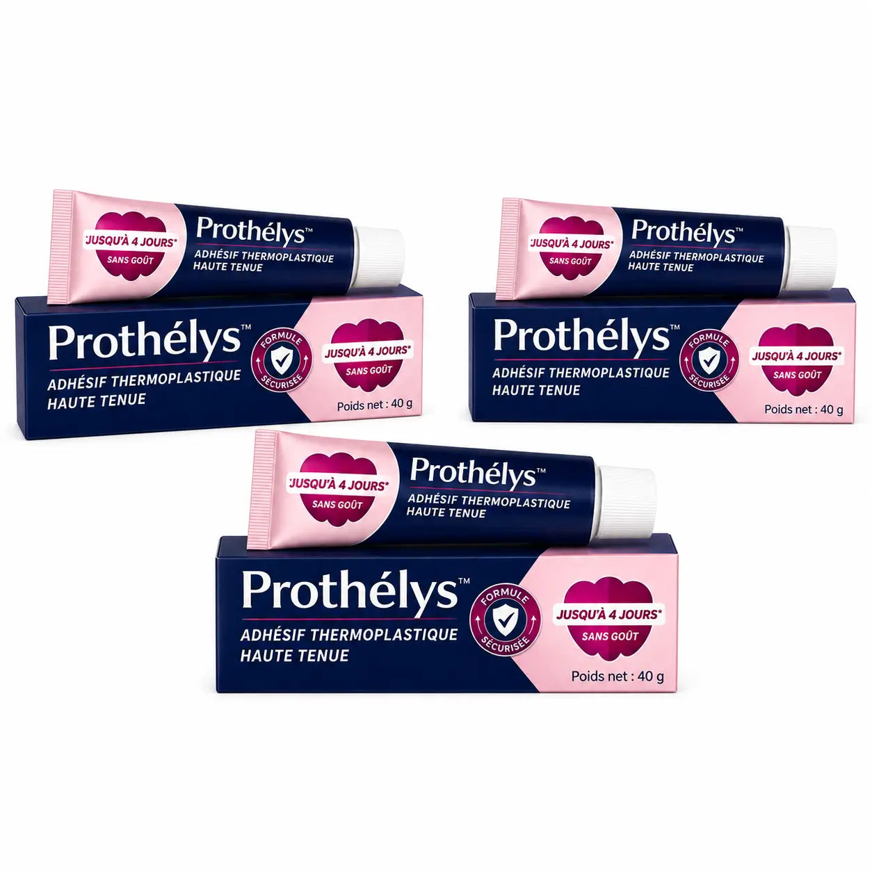 Prothélys™ Adhésif Thermoplastique Haute Tenue | Fixe instantanément votre prothèse, stoppe les mouvements gênants en 3 minutes !