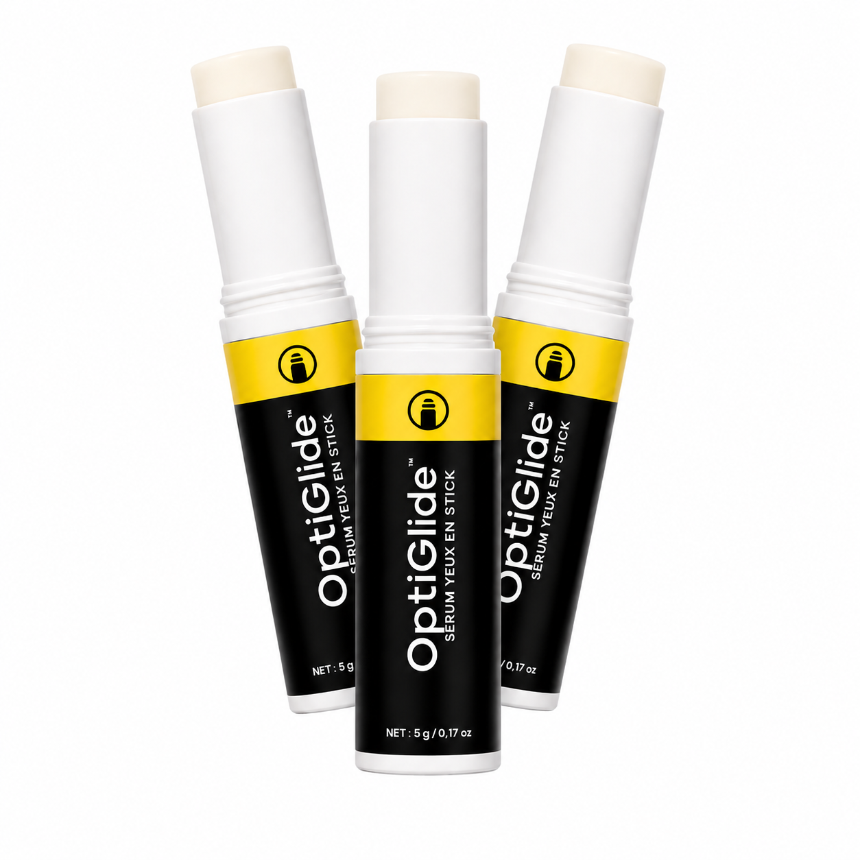 OptiGlide™ Sérum Yeux en Stick | Effacez 97% de vos poches et rides en 24 heures chrono !