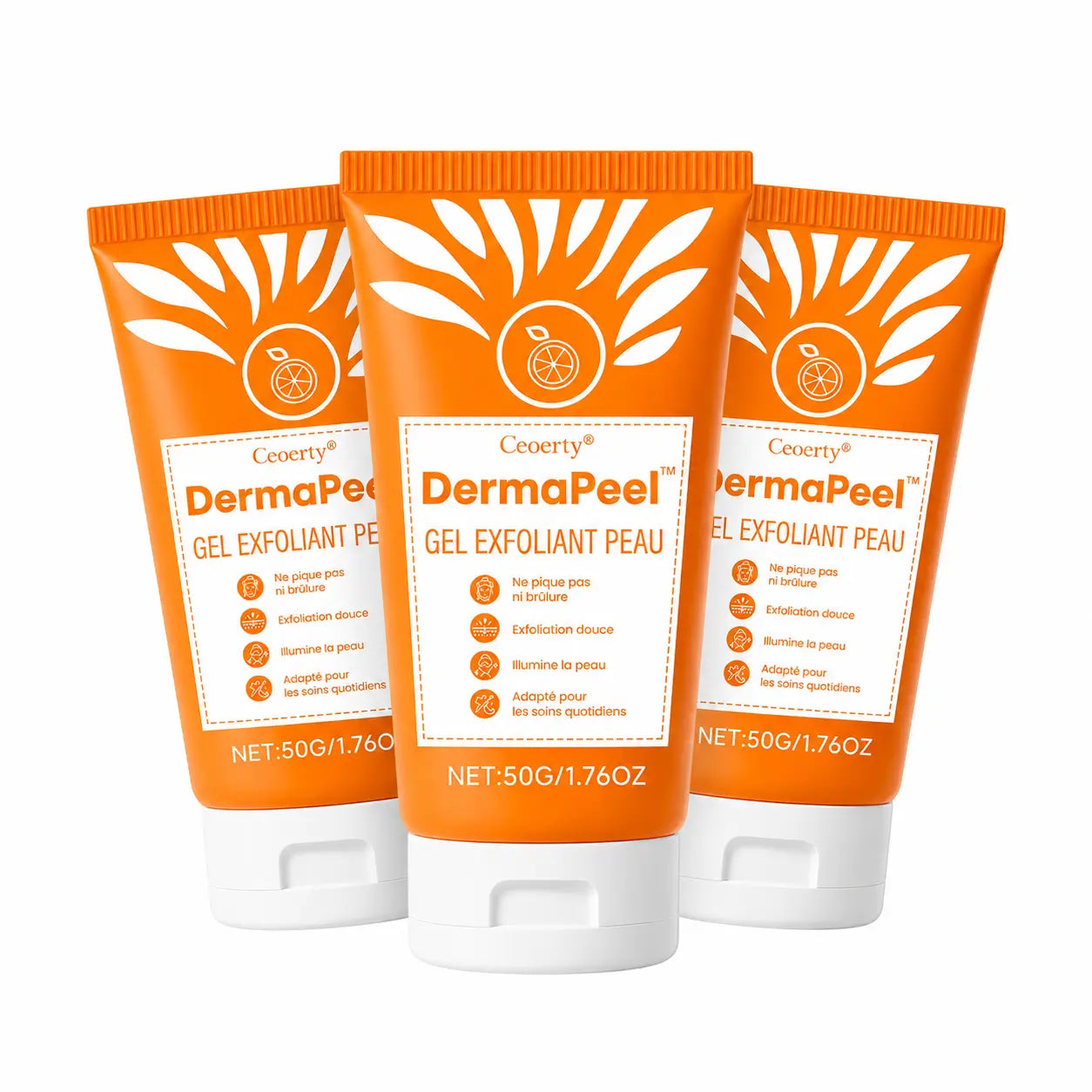 Claria™ Gel Exfoliant Enzymatique à l’Orange | Éliminez cellules mortes, taches et teint terne en 5 minutes !