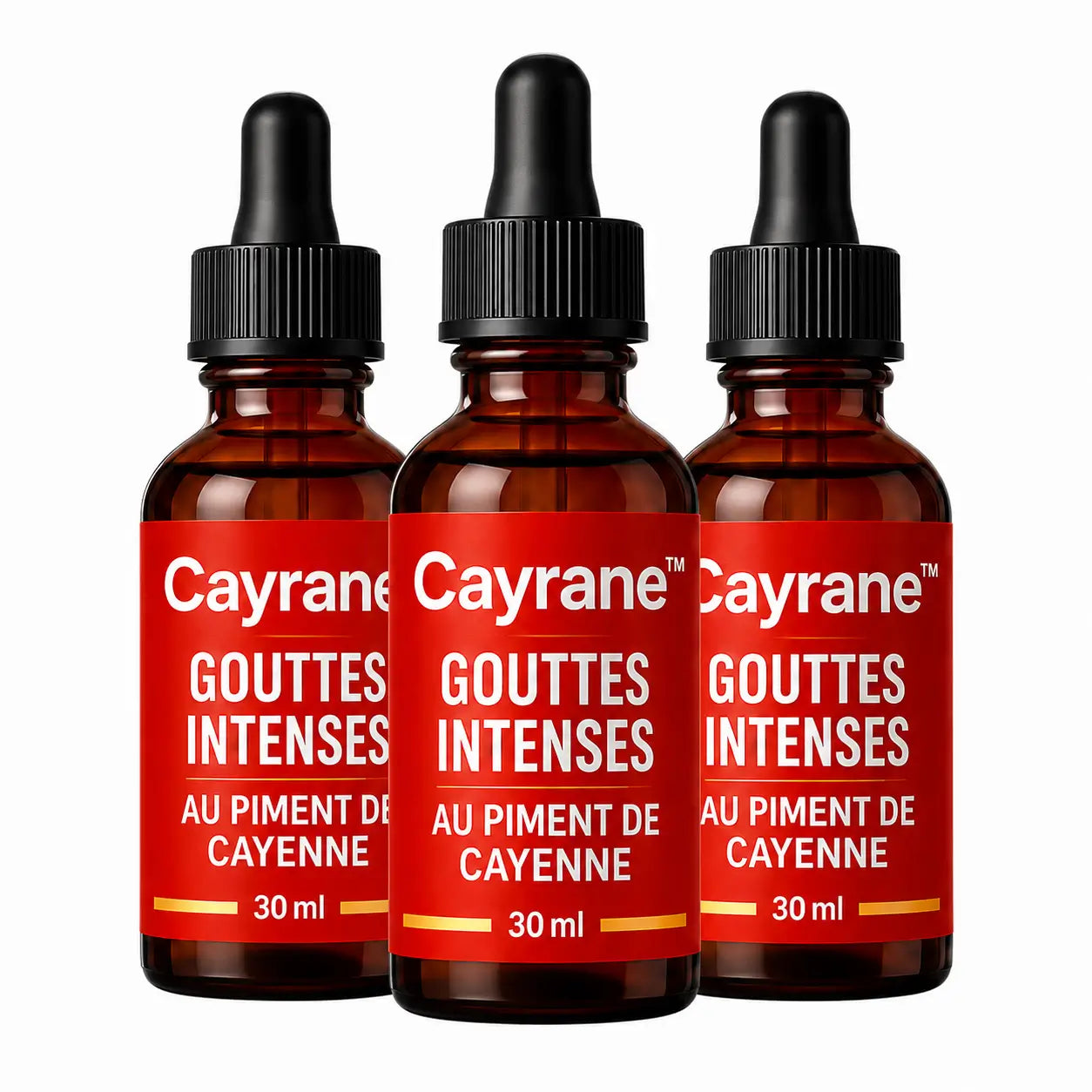 Cayrane™ Gouttes Intenses au Piment de Cayenne | Retrouvez une érection en 3 minutes chrono !