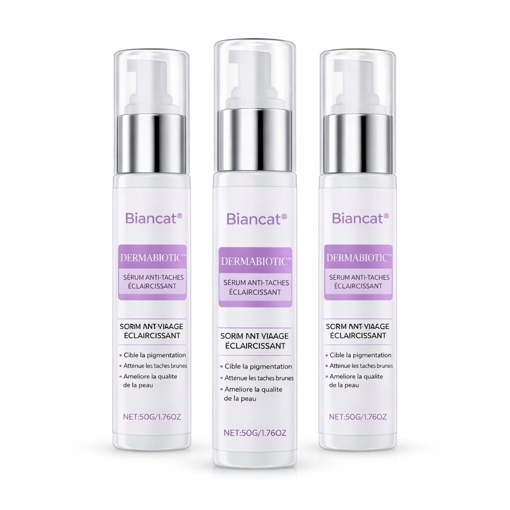 DermaBiotic™ Sérum Anti-Taches Éclaircissant | Effacez vos taches brunes en 72 heures chrono!