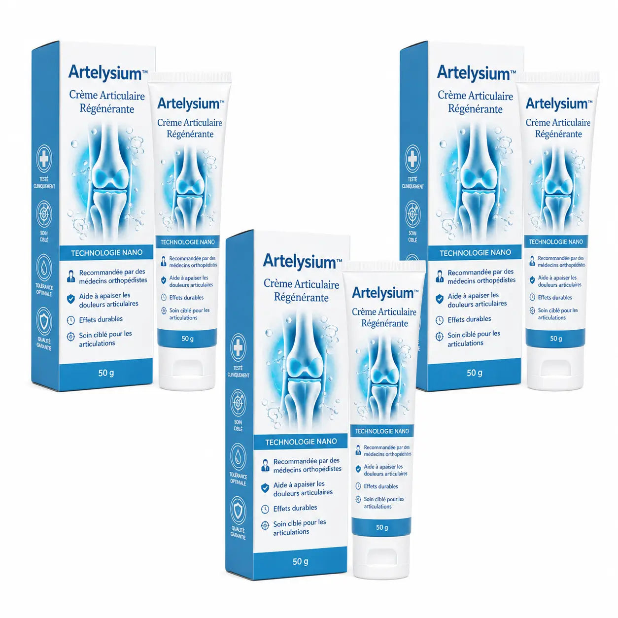 Artelysium™ Crème Articulaire Régénérante | Éliminez vos douleurs articulaires de 97 % en seulement 4 jours !