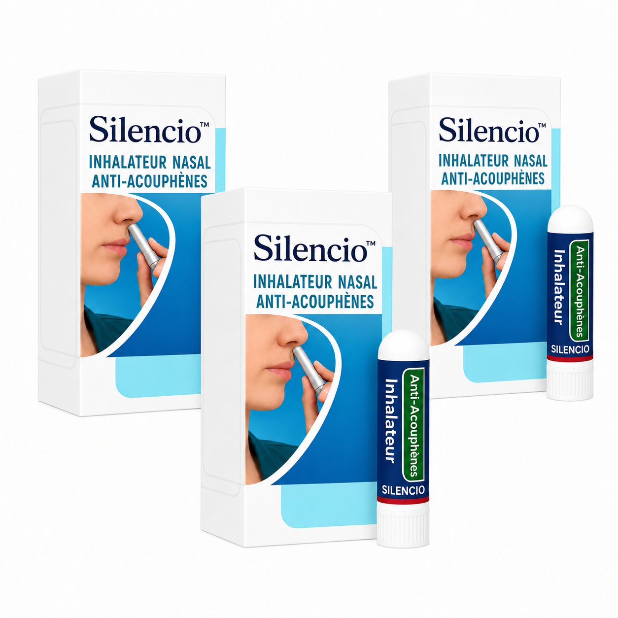 Silencio™ Inhalateur Nasal Anti-Acouphènes | Apaise et élimine les acouphènes en 5 minutes!