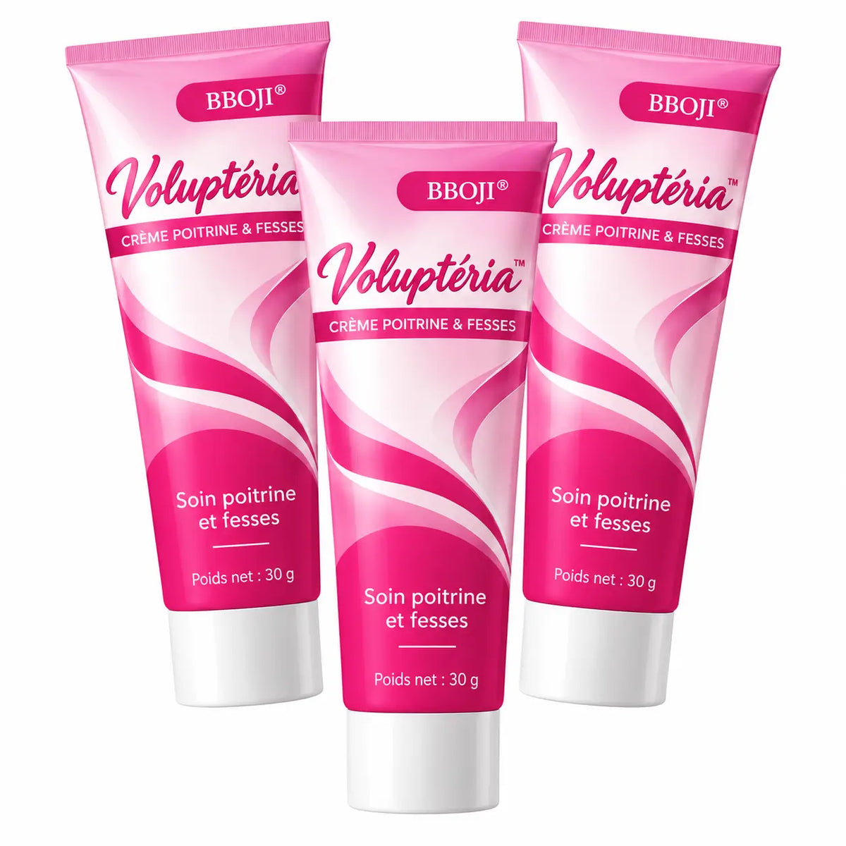 Voluptéria™ Crème Poitrine & Fesses | Augmente visiblement vos formes en quelques minutes !