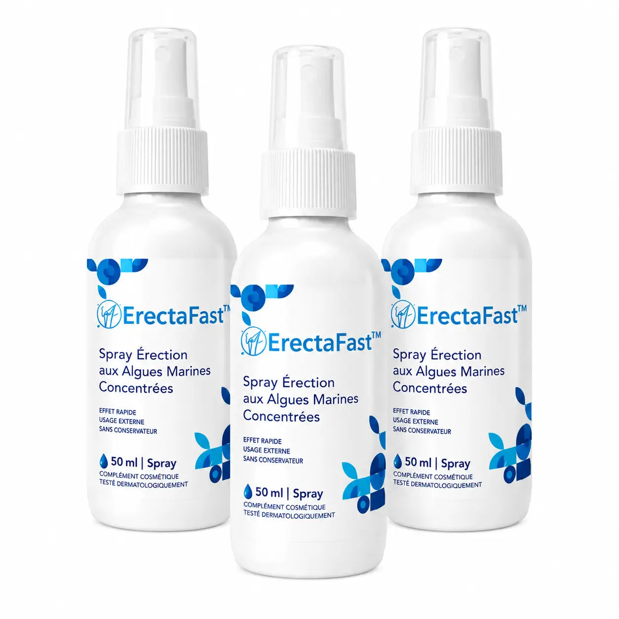 ErectaFast™ Spray Érection aux Algues Marines Concentrées | Retrouvez une érection puissante en 43 secondes!