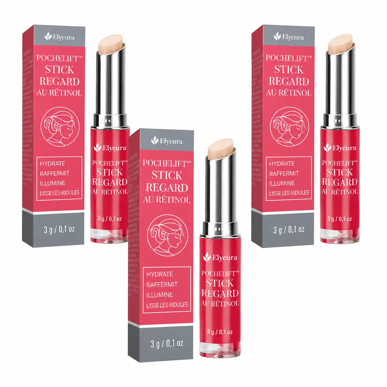 PocheLift™ Stick Regard au Rétinol | Lissez les poches sous les yeux et réveillez votre regard en 5 minutes !
