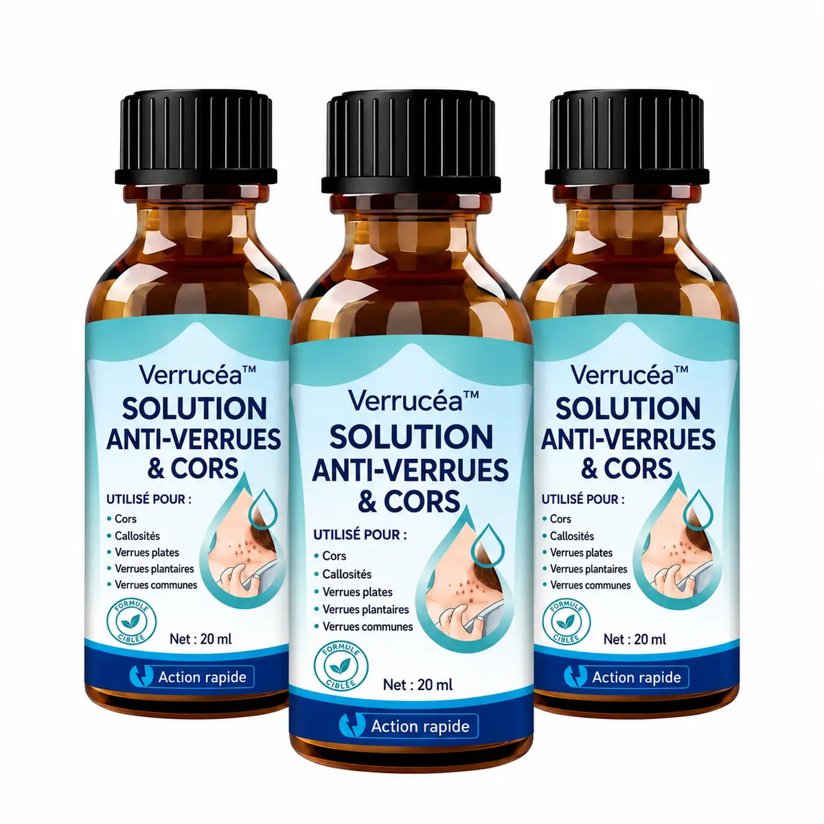 Verrucéa™ Solution Anti-Verrues & Cors | Élimine les verrues tenaces en 7 jours, sans douleur ni cryothérapie !