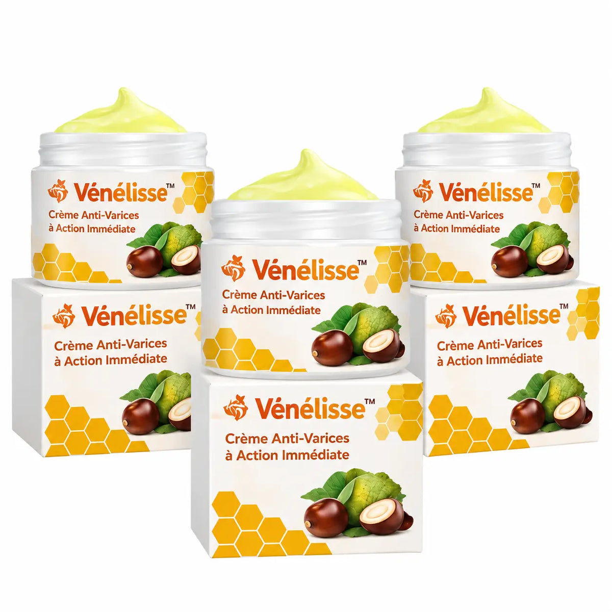 Vénélisse™ Crème Anti-Varices à Action Immédiate | Faites disparaître vos varices en 3 minutes !