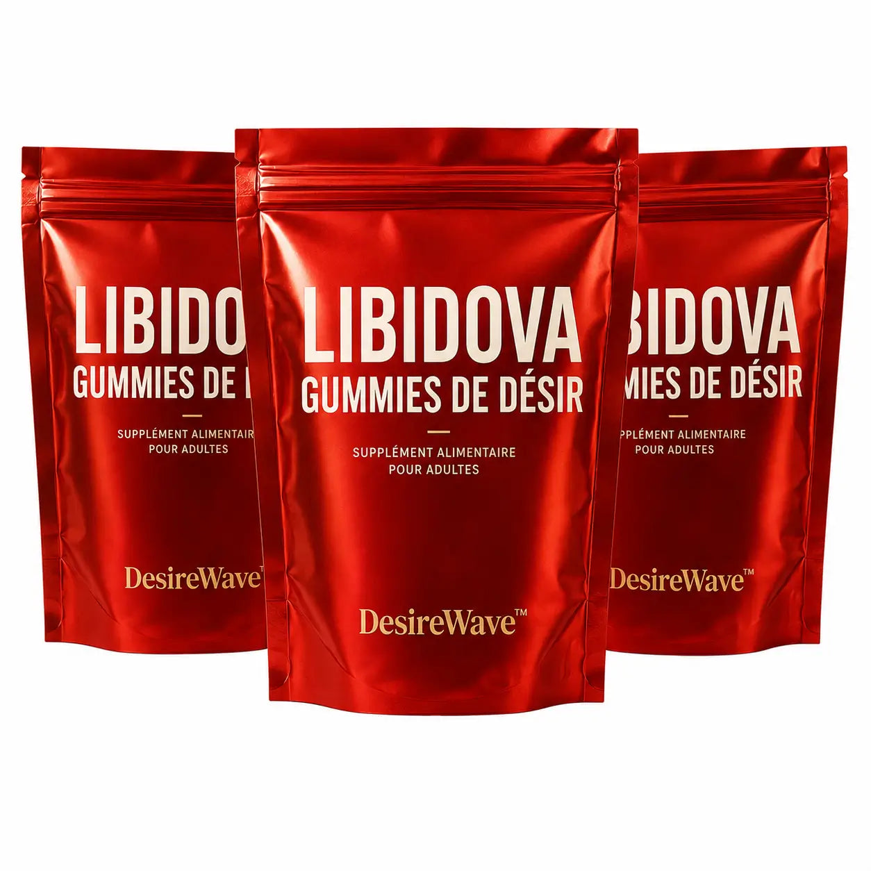 Libidova™ Gummies de Désir | Fini les soirées qui s'évaporent chacun sur son téléphone. Désir ravivé et complicité retrouvée en moins de 45 minutes.