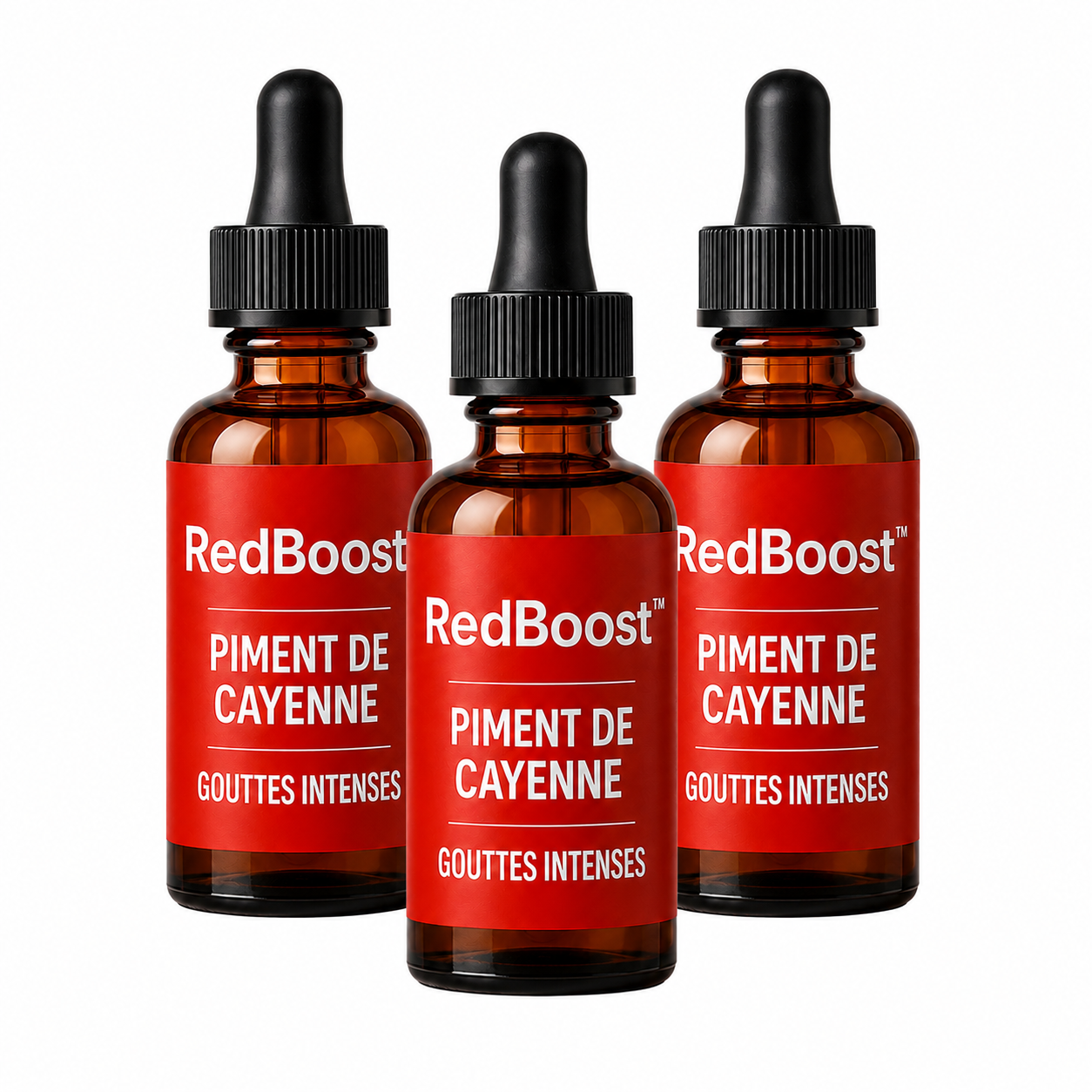 RedBoost™ Gouttes Intenses au Piment de Cayenne | Retrouvez une érection en 3 minutes!