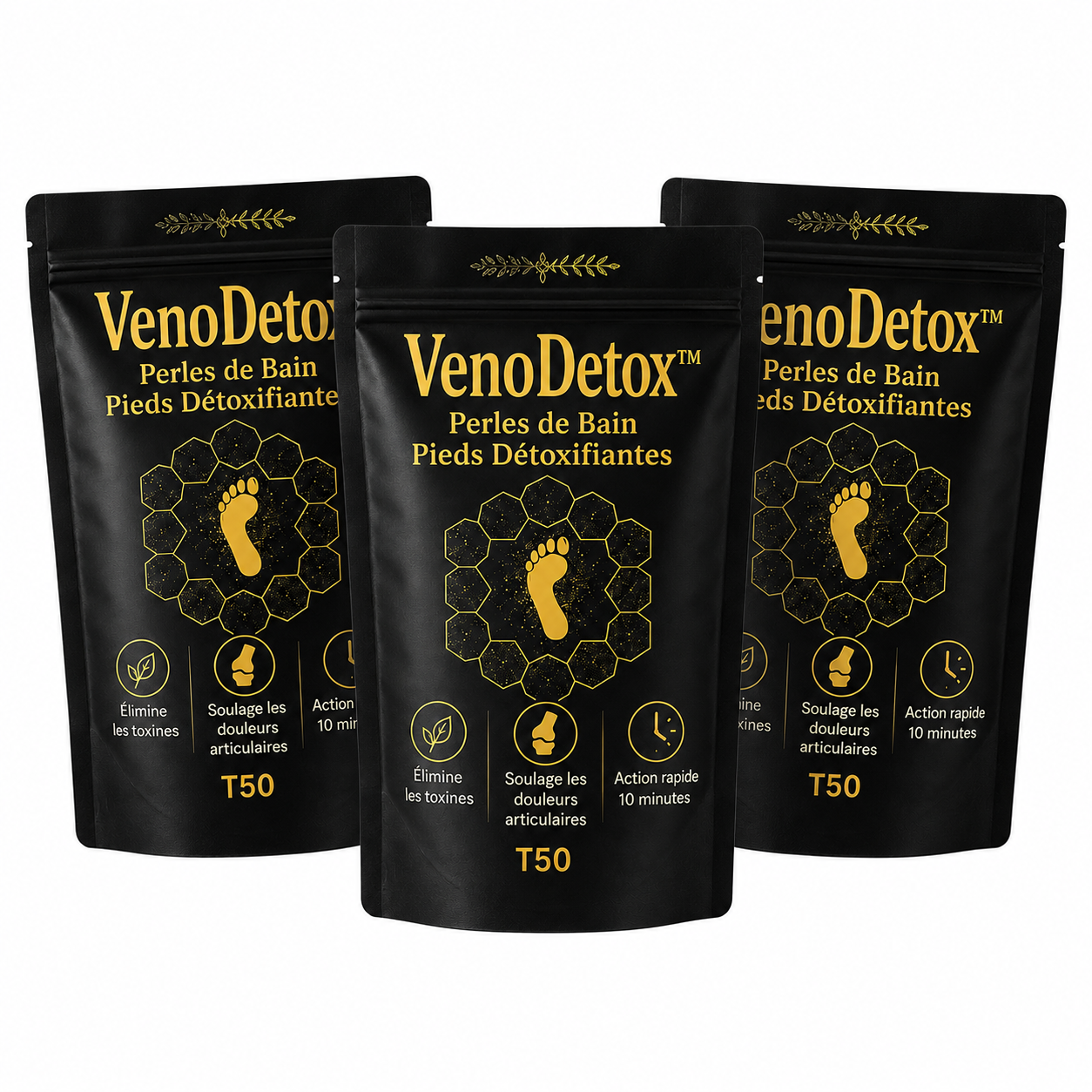 DetoxiFoot™ Perles de Bain Pieds Détoxifiantes | Éliminent les toxines, soulagent les douleurs articulaires et réduisent les varices en 10 minutes!