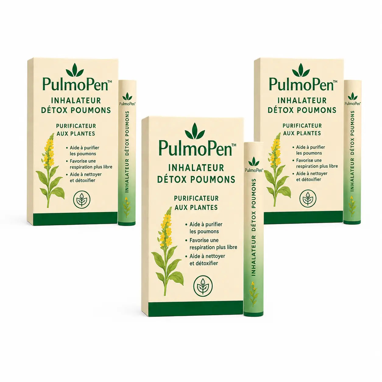 PulmoPen™ Inhalateur Détox Poumons | Dégagez vos bronches, chassez le mucus et respirez plus librement dès les premières inhalations !