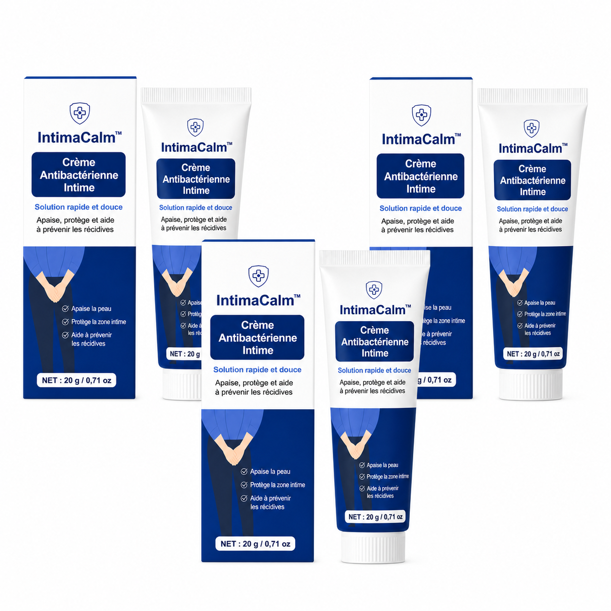 IntimaCalm™ Crème Antibactérienne Intime | Stoppez les démangeaisons et les mauvaises odeurs en 48 heures chrono !