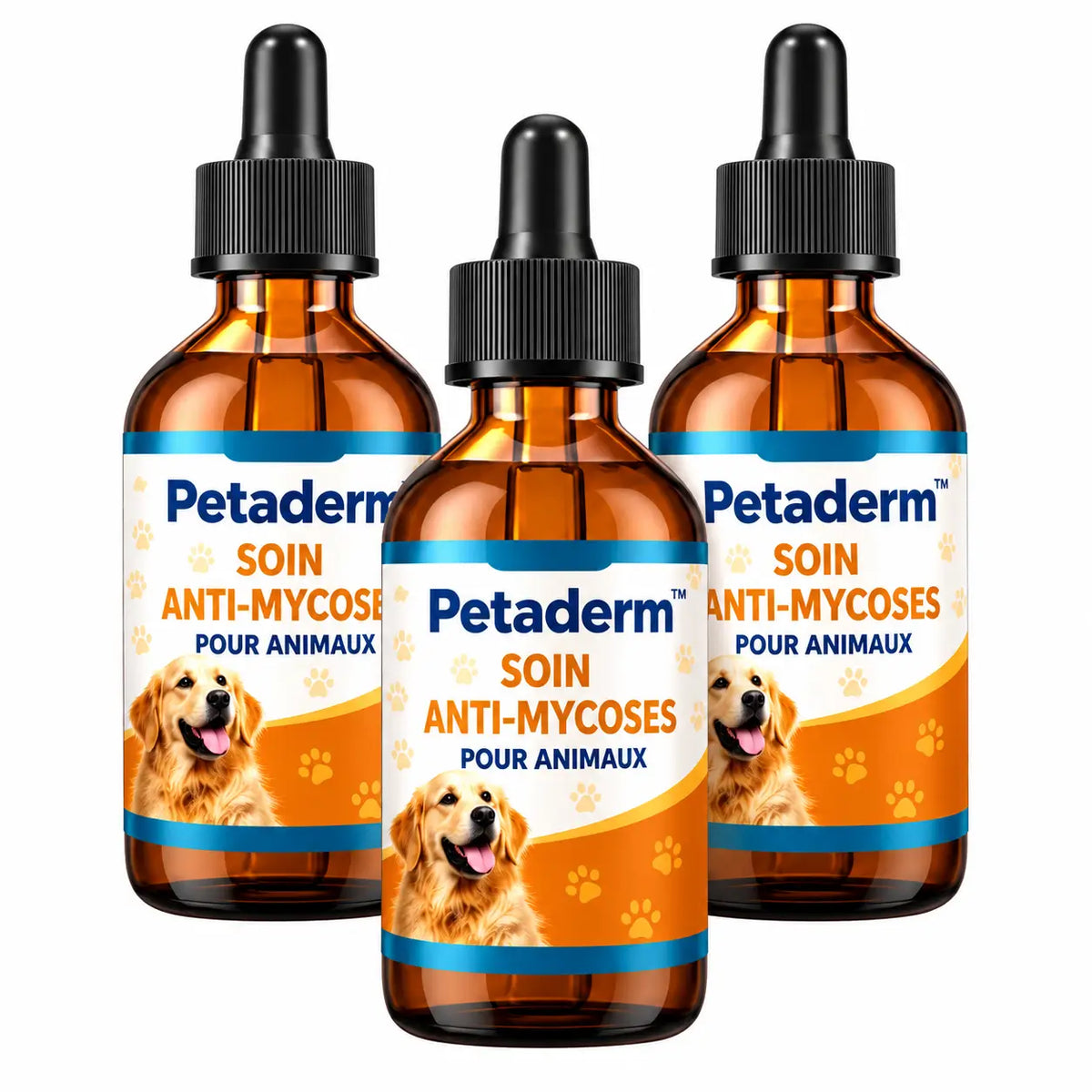 Petaderm™ Soin Anti-Mycoses pour Animaux | Stoppez grattage et léchage en quelques jours !