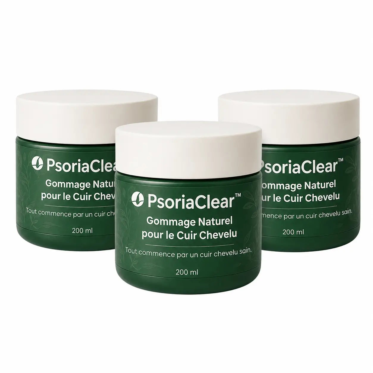 PsoriaClear™ Gommage Naturel pour le Cuir Chevelu | Restaurez Votre Cuir Chevelu du Psoriasis en Seulement 7 Jours !