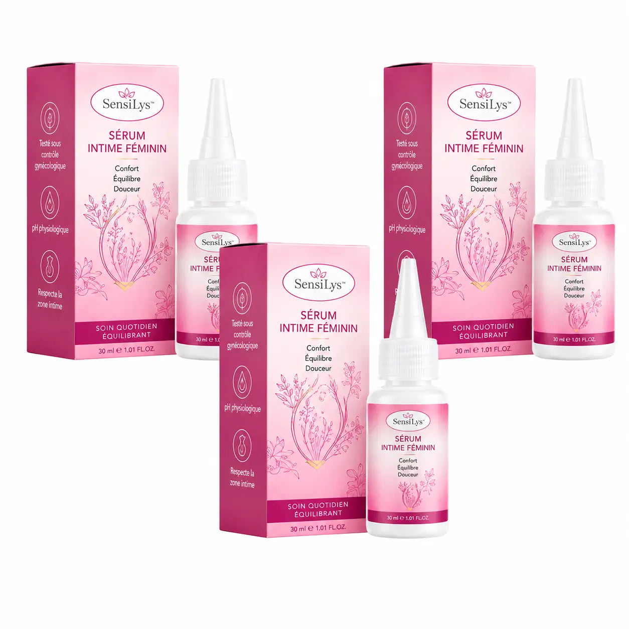 SensiLys™ Sérum Intime Féminin | Restaure la sensibilité en 90 secondes et rend le toucher plus intense !