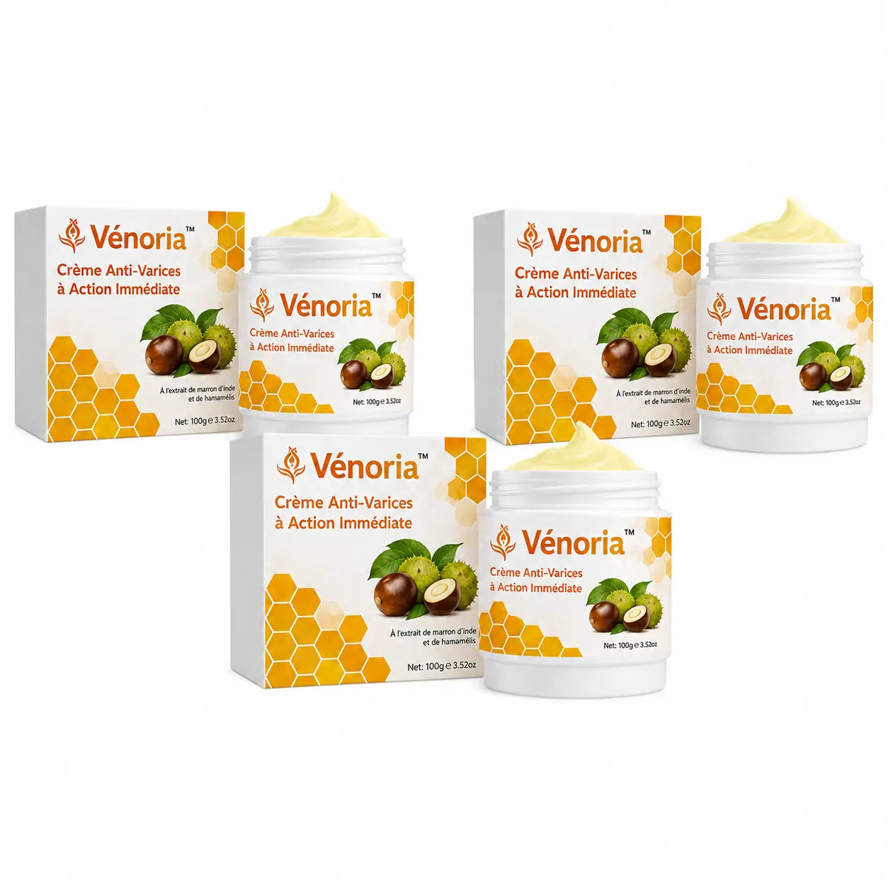 Vénoria™ Crème Anti-Varices à Action Immédiate | Faites disparaître vos varices en 3 minutes !