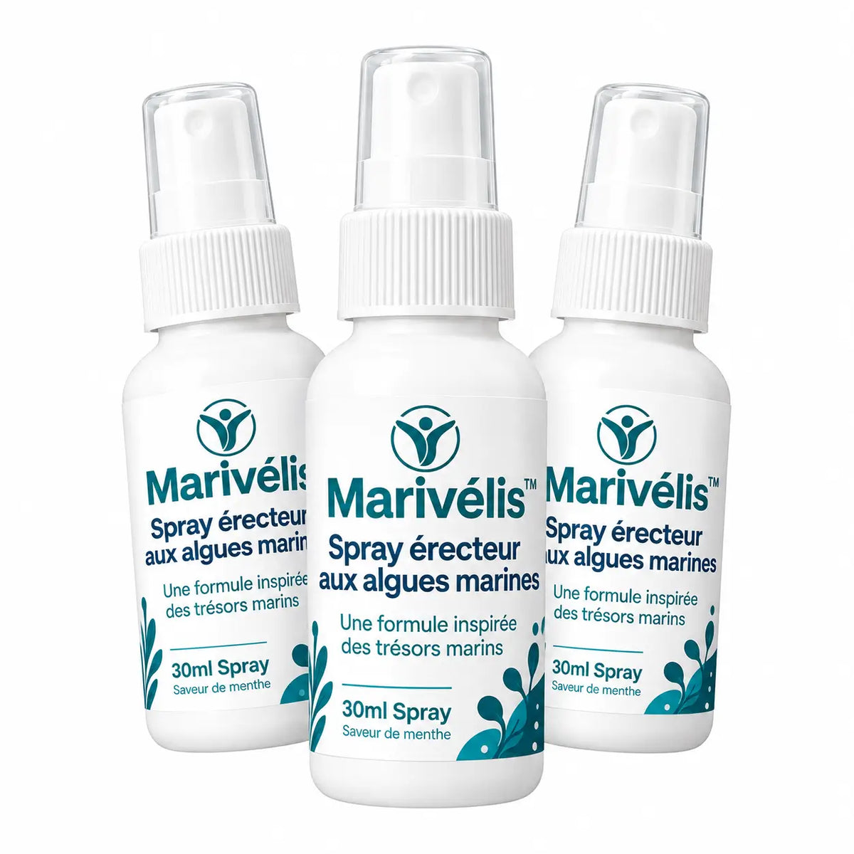 Marivélis™ Spray Érecteur aux Algues Marines | Durcit votre pénis en 43 secondes, sans pilule ni injection!