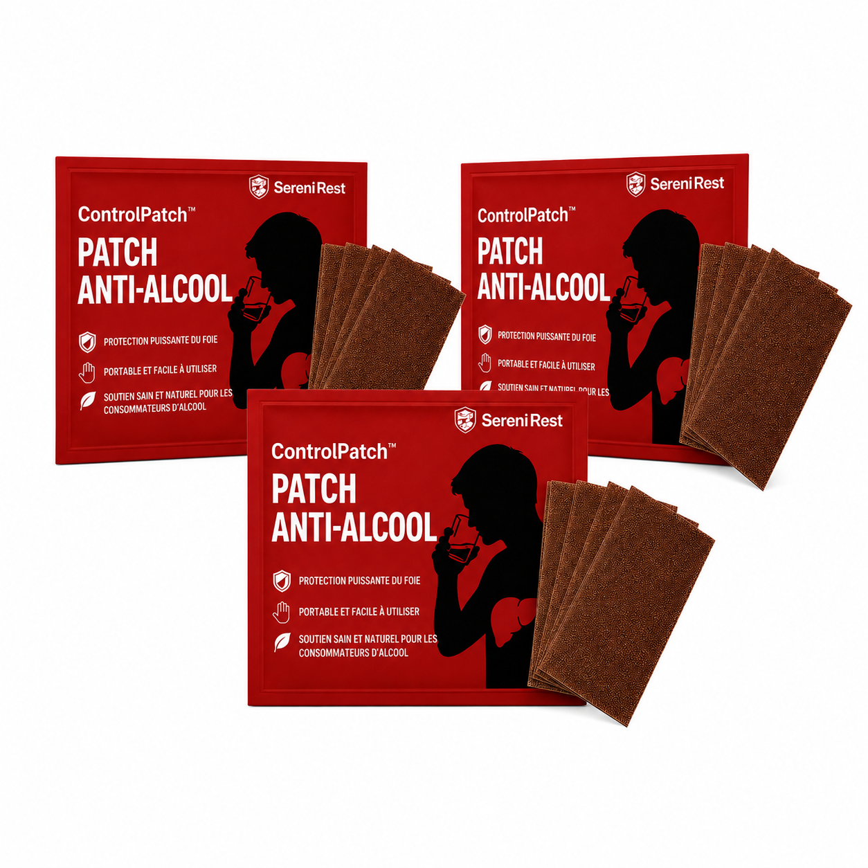 ControlPatch™ Patch Anti-Alcool | Stoppez les envies et reprenez le contrôle en 7 jours !