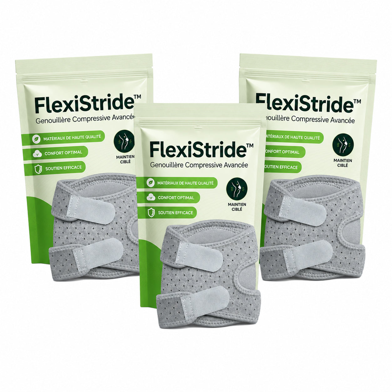 FlexiStride™ Genouillère Compressive Avancée | Retrouve une marche sans douleur en 24 h!