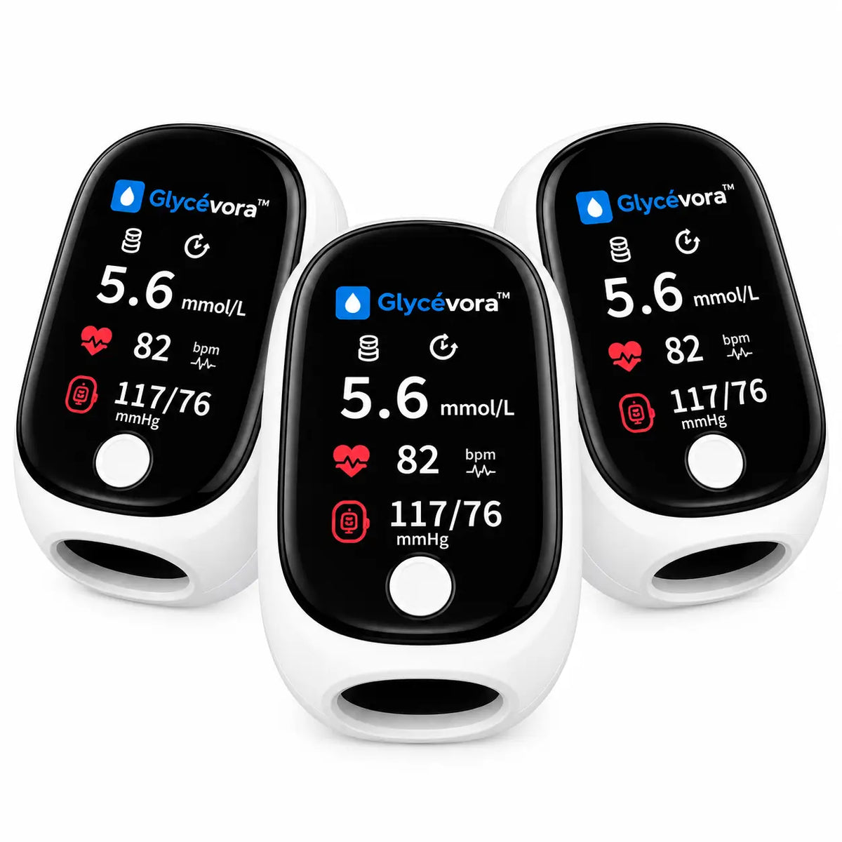 Glycévora™ Capteur Glycémie Sans Piqûre | Vérifiez votre sucre en 5 secondes, sans sang ni douleur !