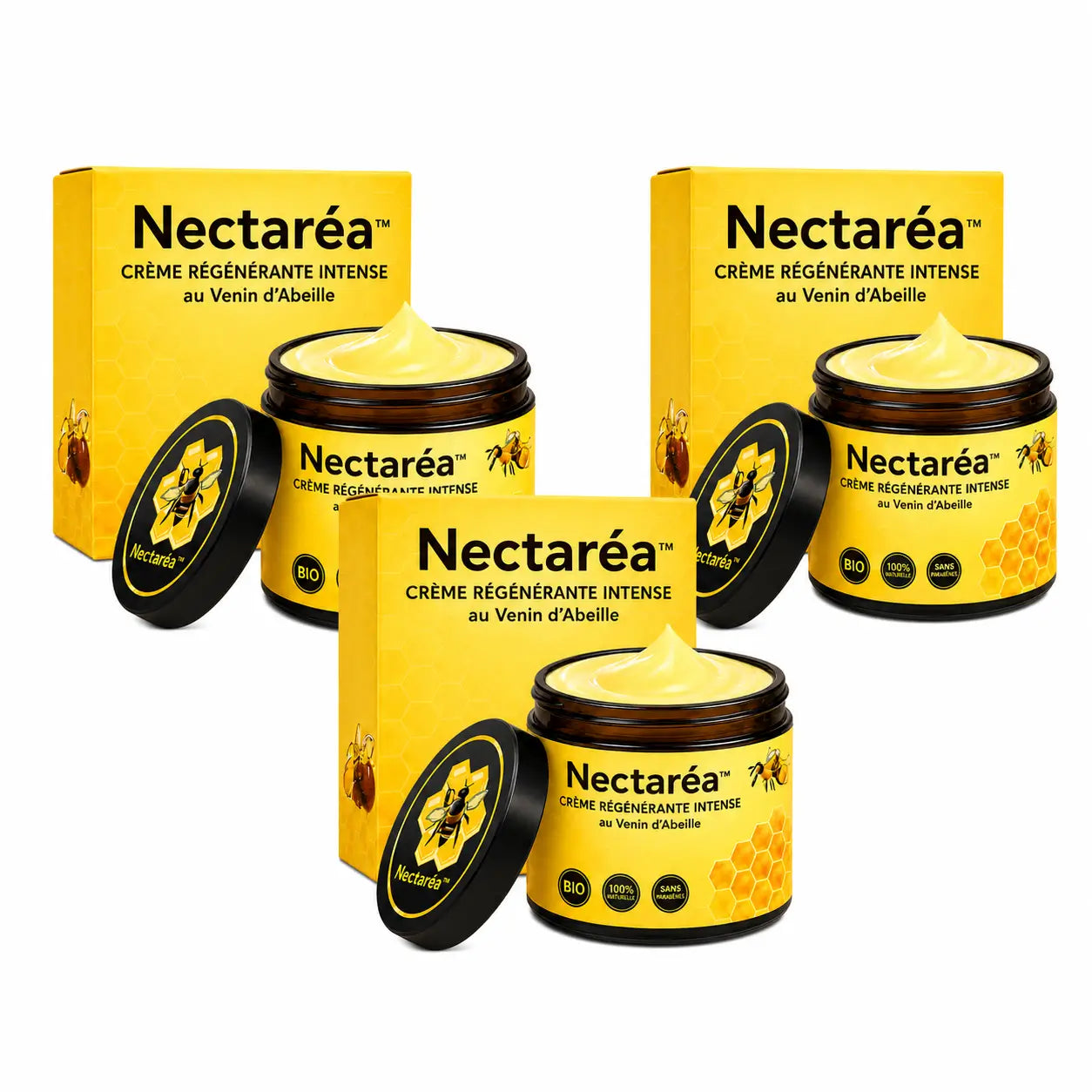 Nectaréa™ Crème Régénérante Intense | Répare et raffermit votre peau en 10 minutes !