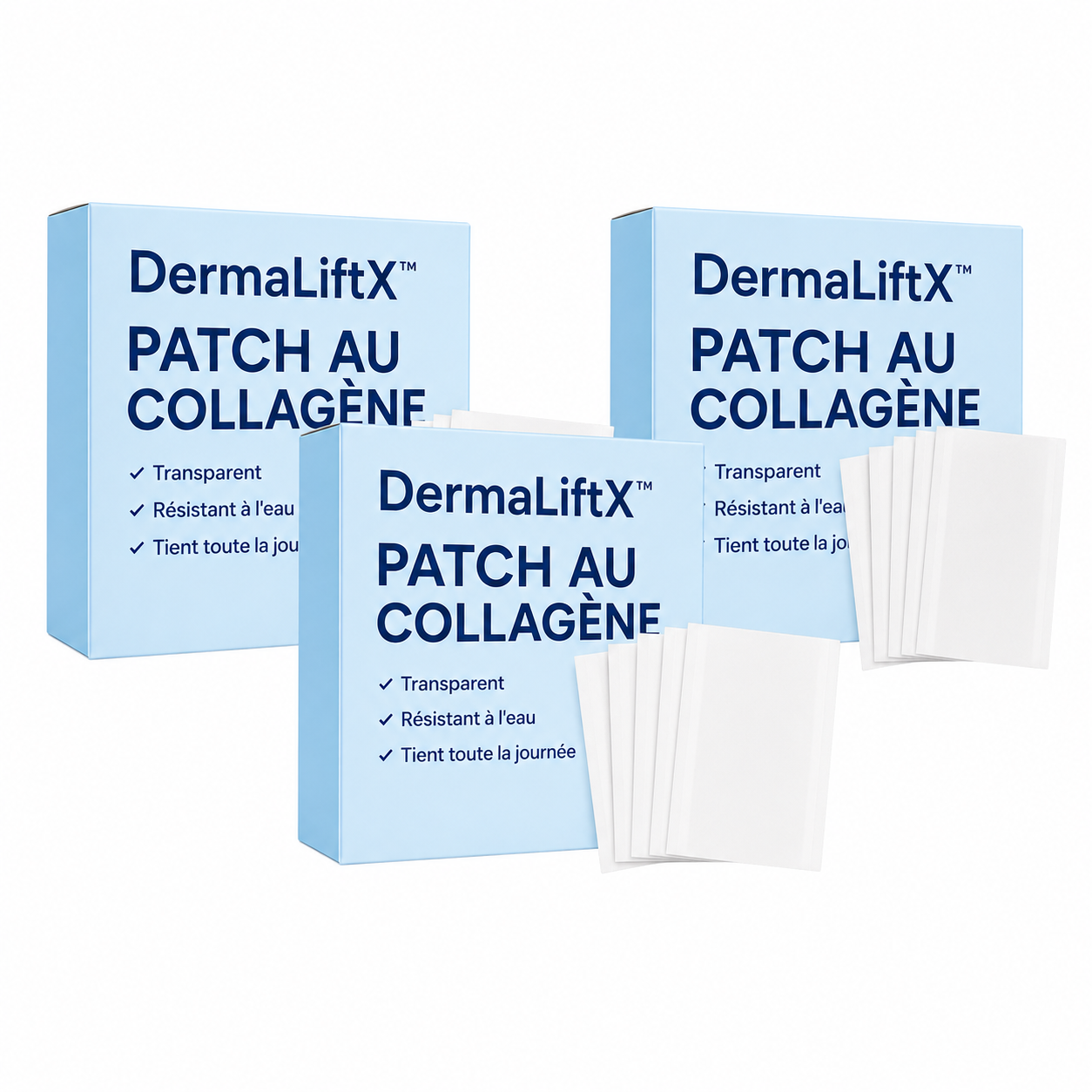 DermaLiftX™ Patch au Collagène | Raffermit la peau, lisse les rides et rajeunit votre corps instantanément !